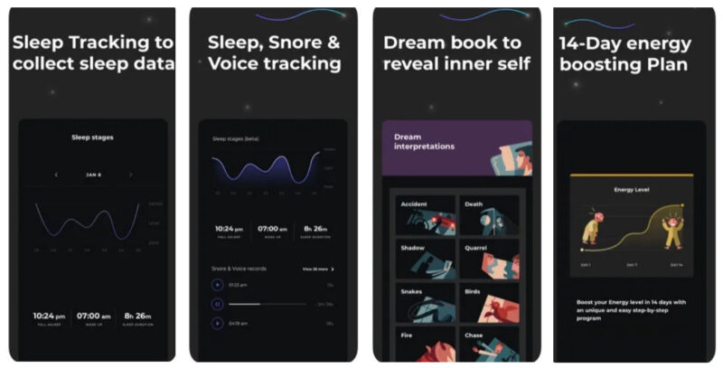 sleep booster app screen shot