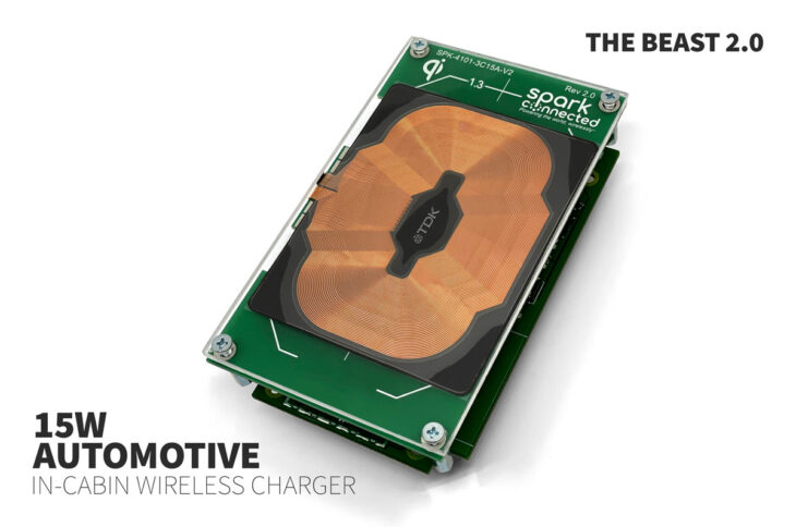 Spark Connected і TDK презентують автомобільний бездротовий зарядний пристрій Beast 2.0