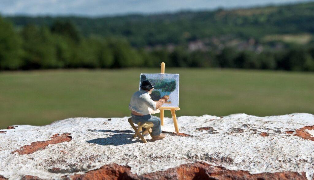 Художник. Пейзаж - Скульптура