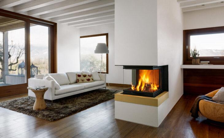 Як працюють камінні топки з підключенням до водяної системи опалення?